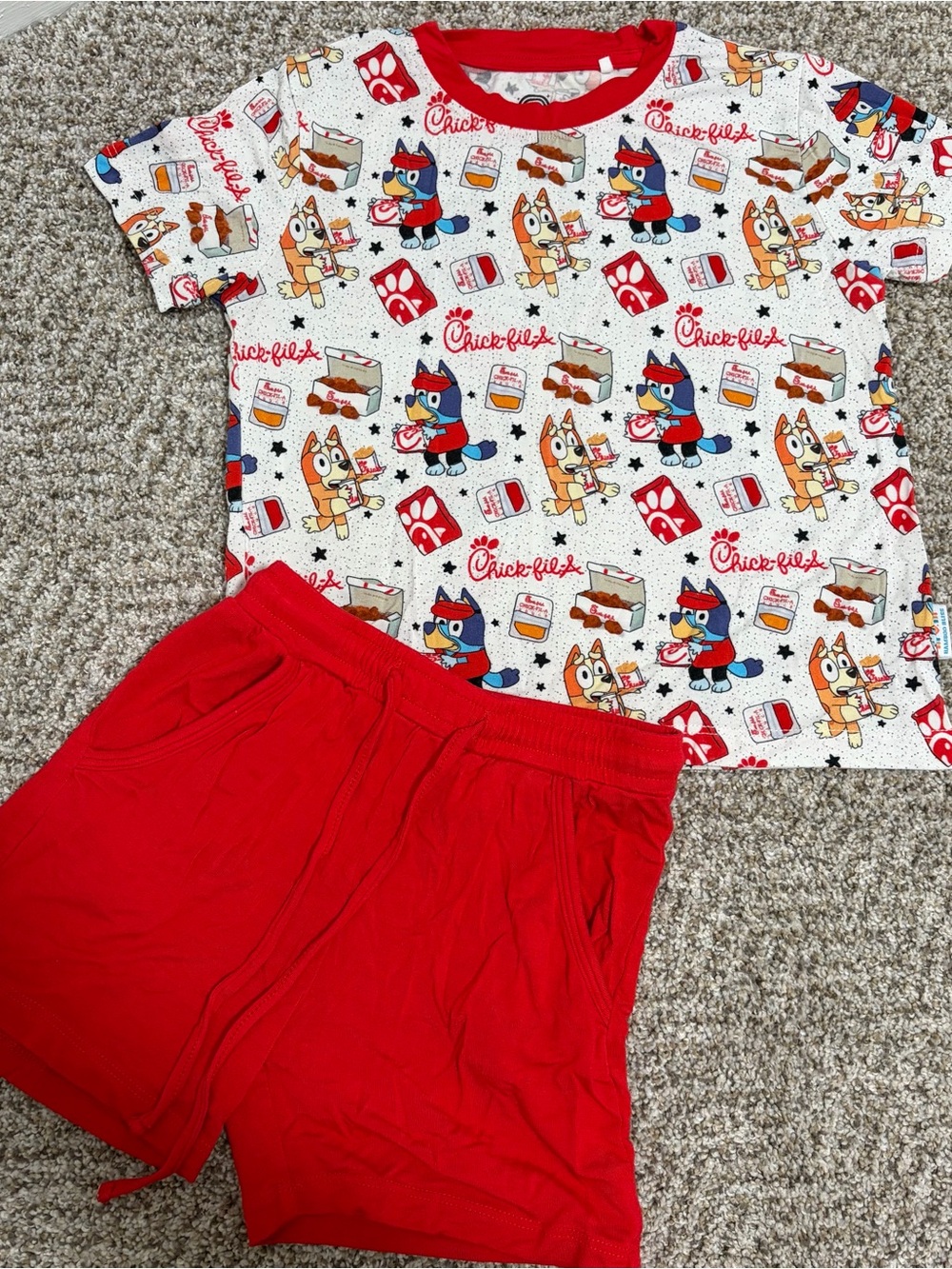 Bamboo Bliss Bluey Chick Fil A Set